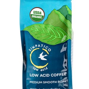 Simpatico – Café bajo en ácido – Regular – Medio orgánico – Molido (bolsa de 12 onzas) Simpatico – Café bajo en ácido – Regular – Medio orgánico – Molido (bolsa de 12 onzas)