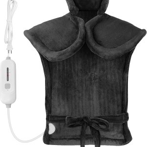 COMFIER Almohadilla térmica grande para aliviar el dolor de espalda, regalos para él, almohadilla térmica para cuello y hombros, almohadillas COMFIER Almohadilla térmica grande para aliviar el dolor de espalda, regalos para él, almohadilla térmica para cuello y hombros, almohadillas