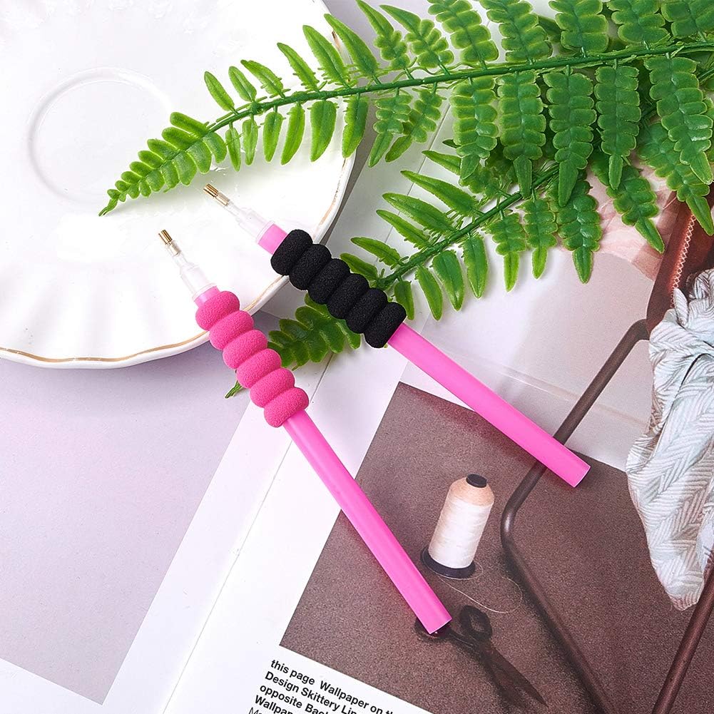 GORGECRAFT 60 unidades de 10 colores de espuma suave para lápices, pinzas para lápices, soporte para bolígrafo, agarre de esponja, dibujo para