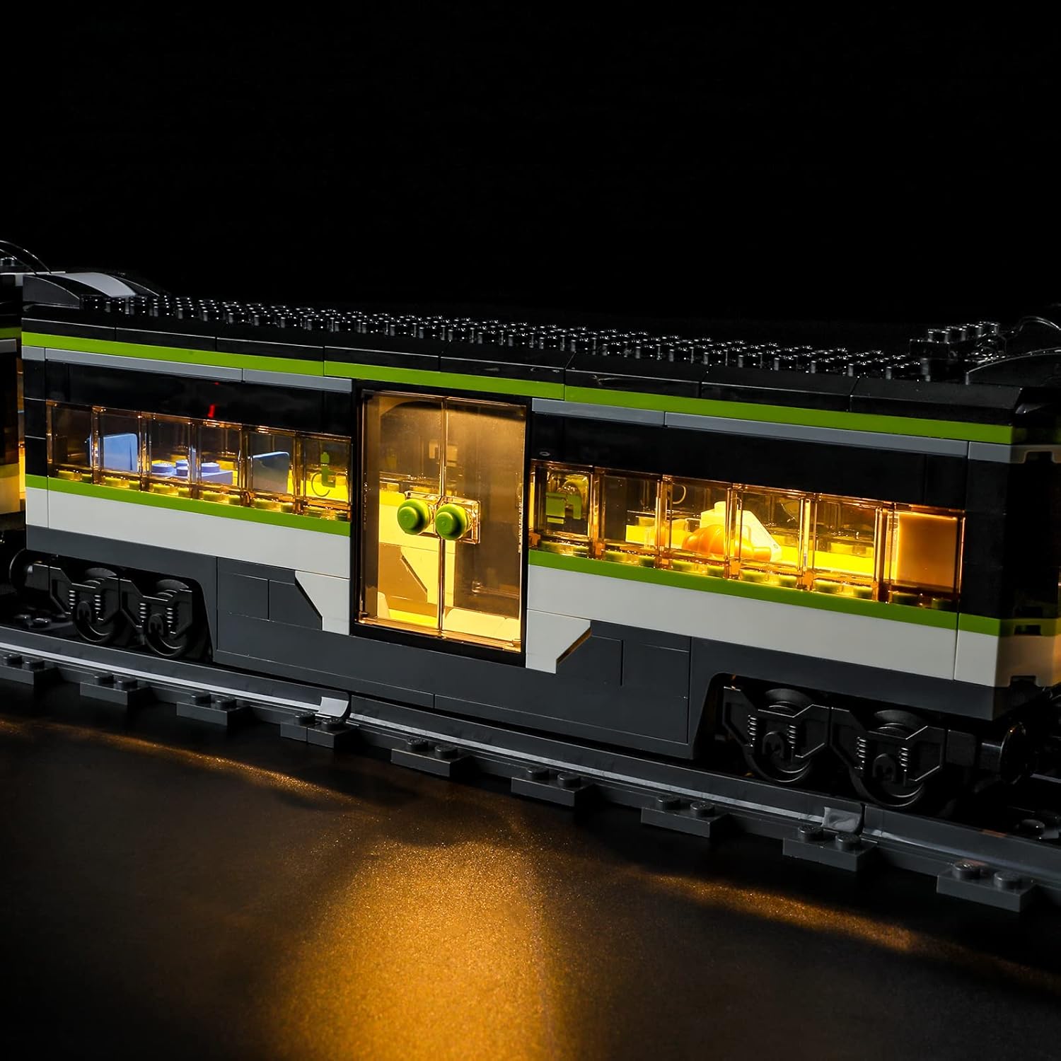 LIGHTAILING Kit de iluminación LED para Lego- 60337 Express Passenger-Train Modelo de bloques de construcción – Juego de luces LED compatible con el