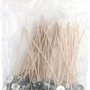 MILIVIXAY 100 mechas ECO de 6 mechas para velas de soja, mechas de algodón y papel de 6.0 pulgadas, mechas ecológicas preenceradas y con pestañas MILIVIXAY 100 mechas ECO de 6 mechas para velas de soja, mechas de algodón y papel de 6.0 pulgadas, mechas ecológicas preenceradas y con pestañas