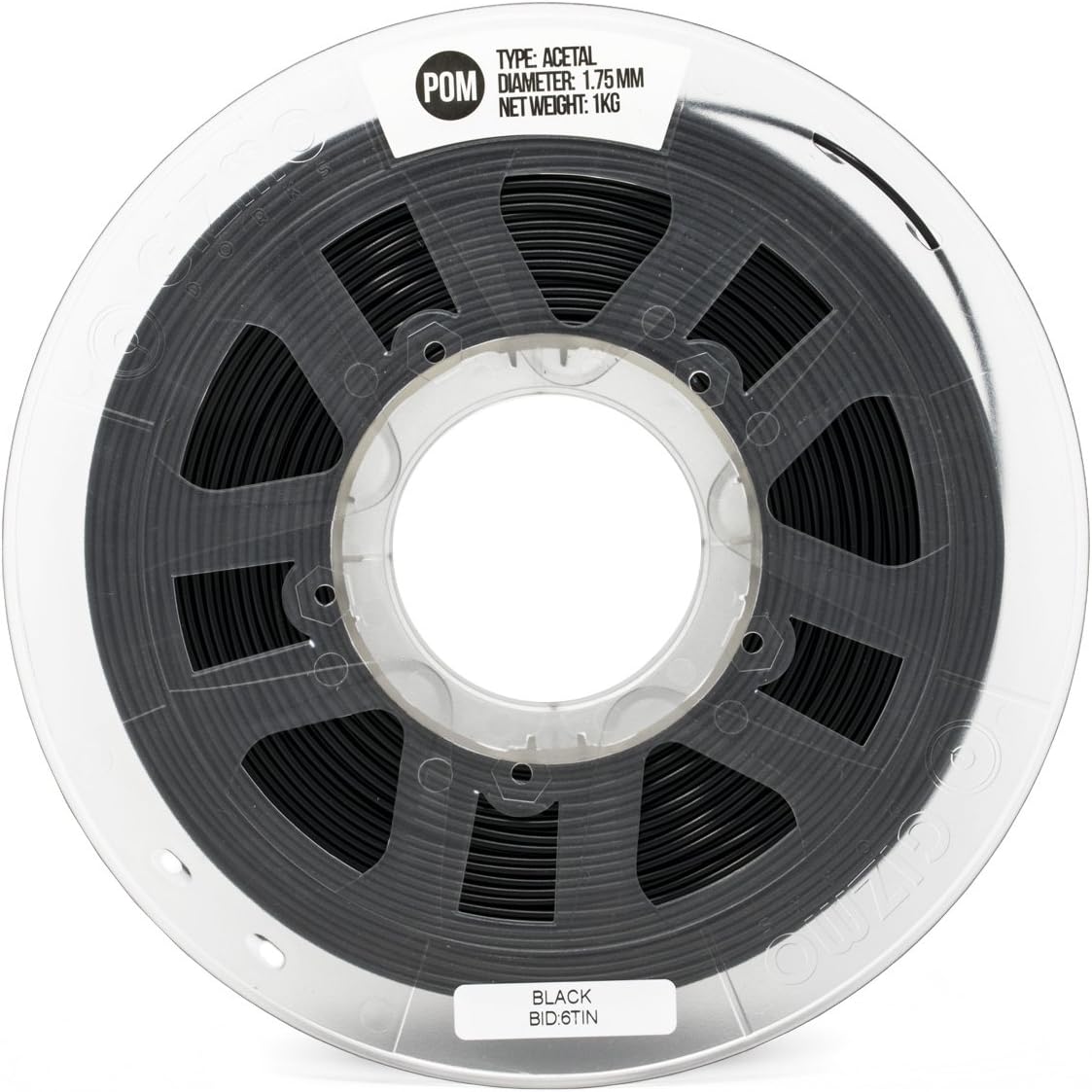 Gizmo Dorks filamento de policarbonato para impresoras 3D, 1kg2,2lb para impresoras 3D, 3mm, Negro, 1