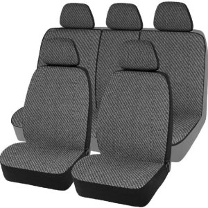 Road Comforts Juego completo de fundas de asiento de automóvil, fundas de asiento delantero y trasero dividido para automóvil, protectores Road Comforts Juego completo de fundas de asiento de automóvil, fundas de asiento delantero y trasero dividido para automóvil, protectores