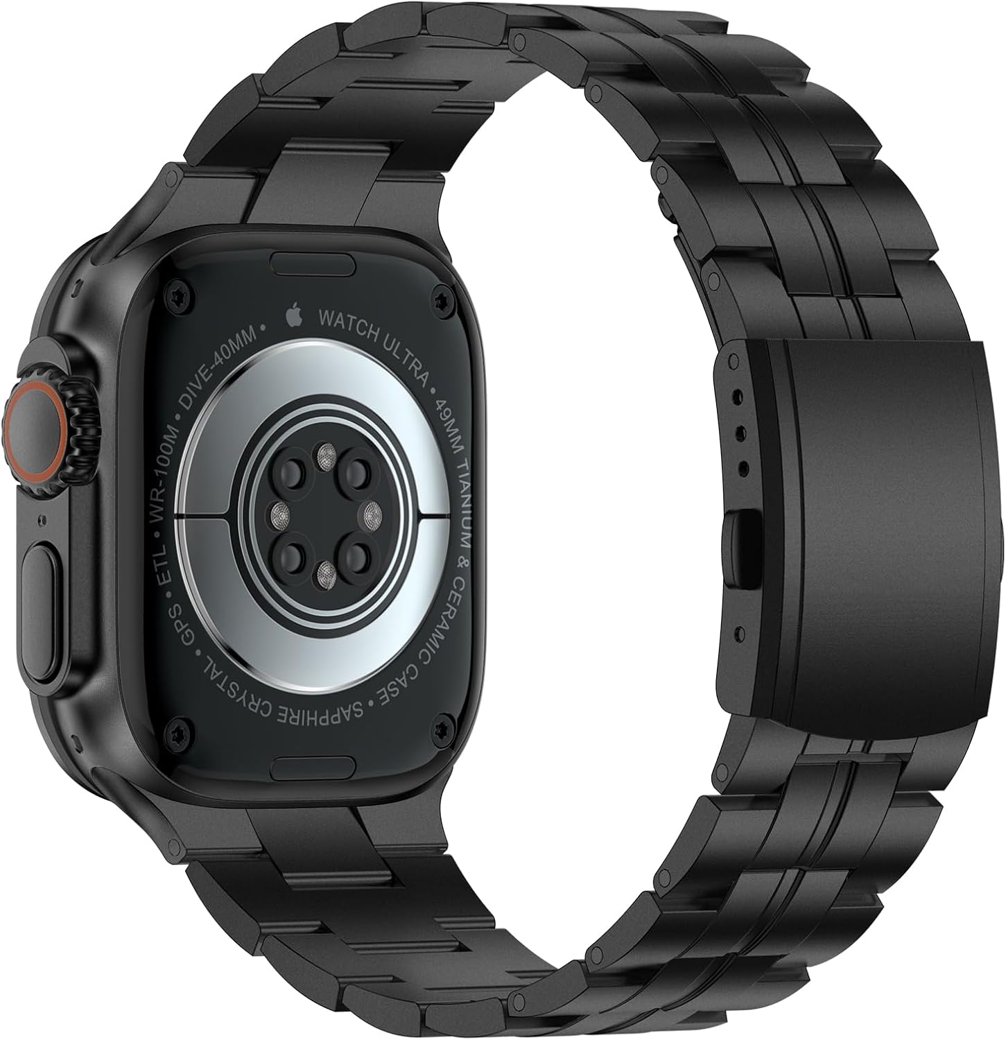 iiteeology Correa compatible con Apple Watch Ultra 2, UltraSeries 10 de 1.81 pulgadas (1.811 in) de titanio genuino para hombre