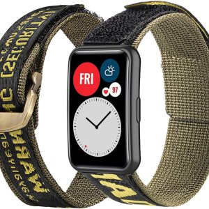AireWiki Correa de nailon compatible con Huawei Watch Fit Correa de reloj de nailon deportiva para Huawei Watch Fit Pulsera de metal de acero AireWiki Correa de nailon compatible con Huawei Watch Fit Correa de reloj de nailon deportiva para Huawei Watch Fit Pulsera de metal de acero