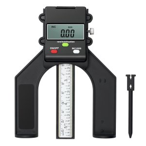 Proster Medidor de altura digital magnético de 3.150 in, 3 18 pulgadas, mini medidor de profundidad para mesa de sierra, medidor de grosor con Proster Medidor de altura digital magnético de 3.150 in, 3 18 pulgadas, mini medidor de profundidad para mesa de sierra, medidor de grosor con