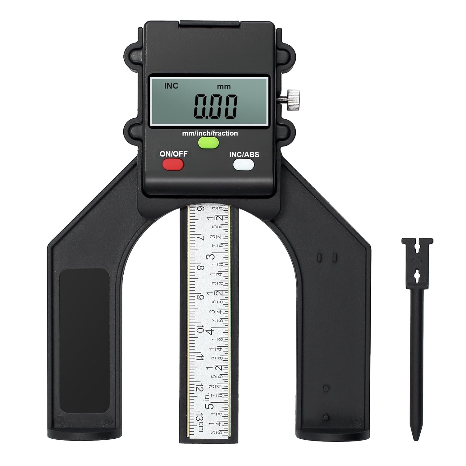 Proster Medidor de altura digital magnético de 3.150 in, 3 18 pulgadas, mini medidor de profundidad para mesa de sierra, medidor de grosor con