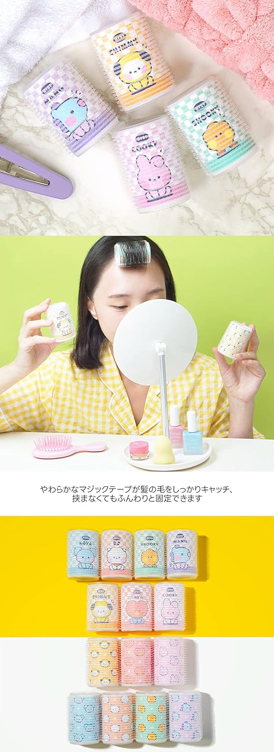 BT21 Minini – Rollo de cabello (2 unidades)
