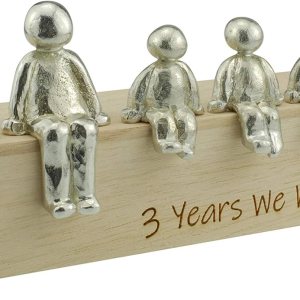 Idea para el tercer aniversario Adorno de metal familiar de 3 años que hicimos una familia Elige tu combinación familiar (3 niños) Idea para el tercer aniversario Adorno de metal familiar de 3 años que hicimos una familia Elige tu combinación familiar (3 niños)