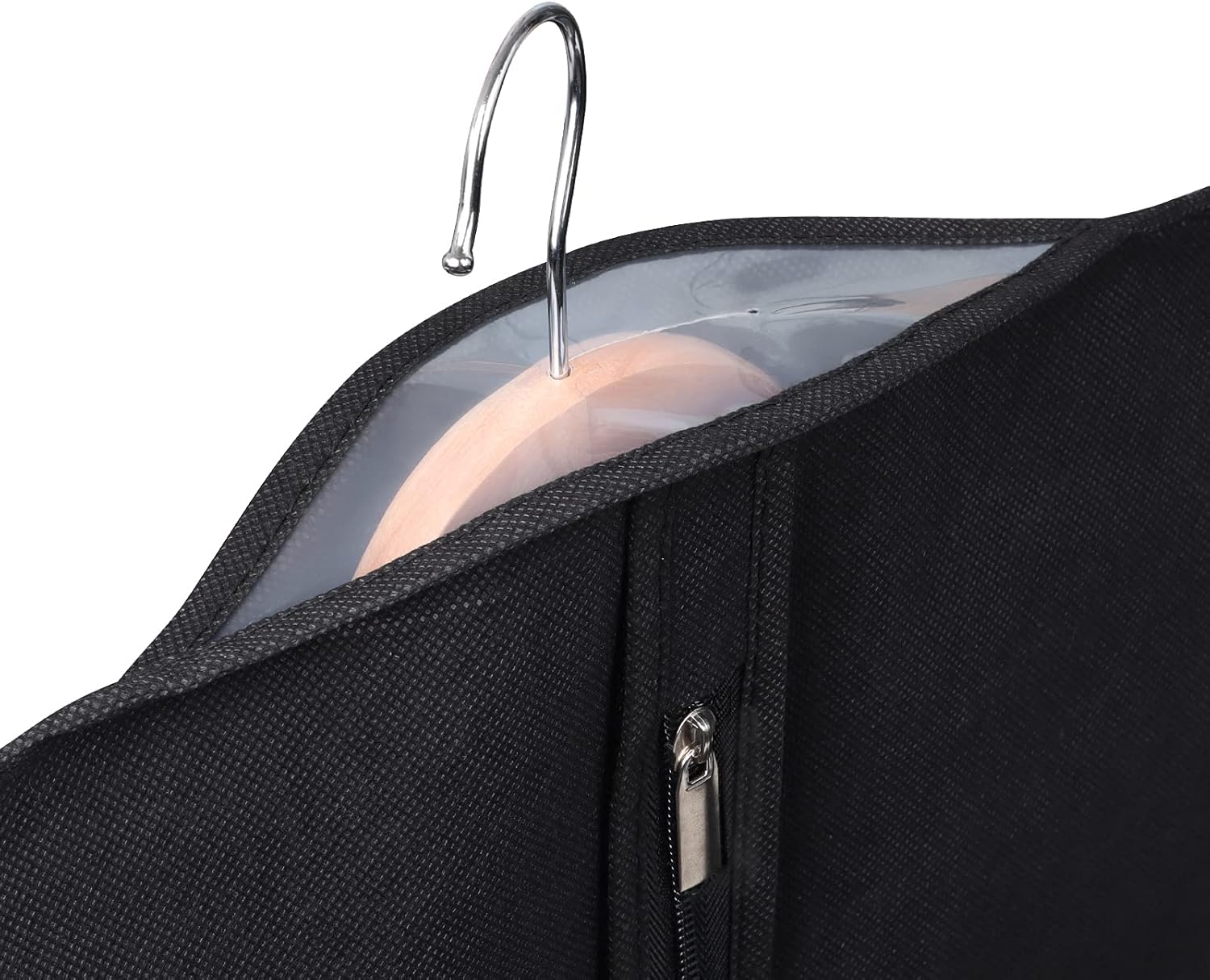 KEEGH Bolsas de ropa para colgar ropa de 60 pulgadas (juego de 6) bolsas de vestir para vestidos, bolsas de vestir largas para almacenamiento en