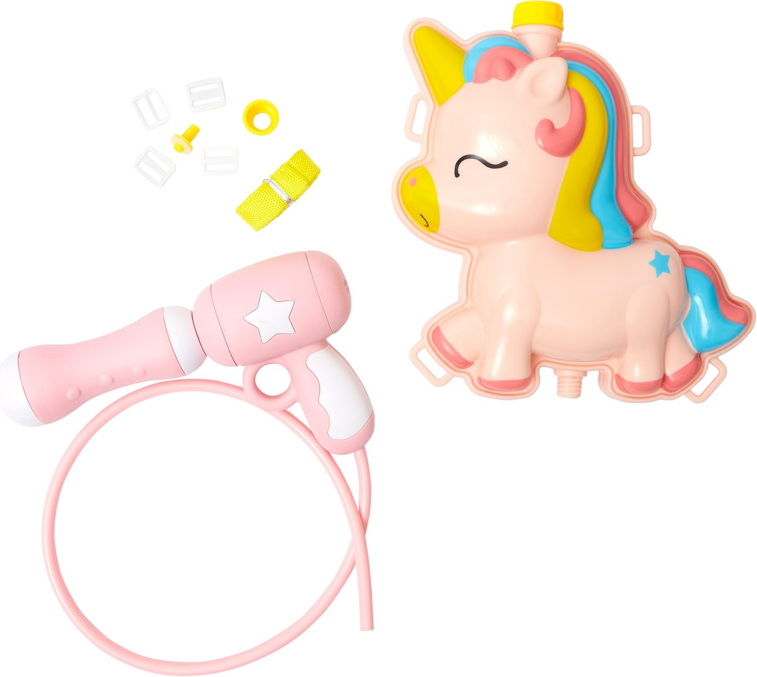 Unicorn Water Blaster – Mochila de unicornio para niños y niñas, juguete de verano para jugar al aire libre, juguetes de piscina, cada mochila tiene