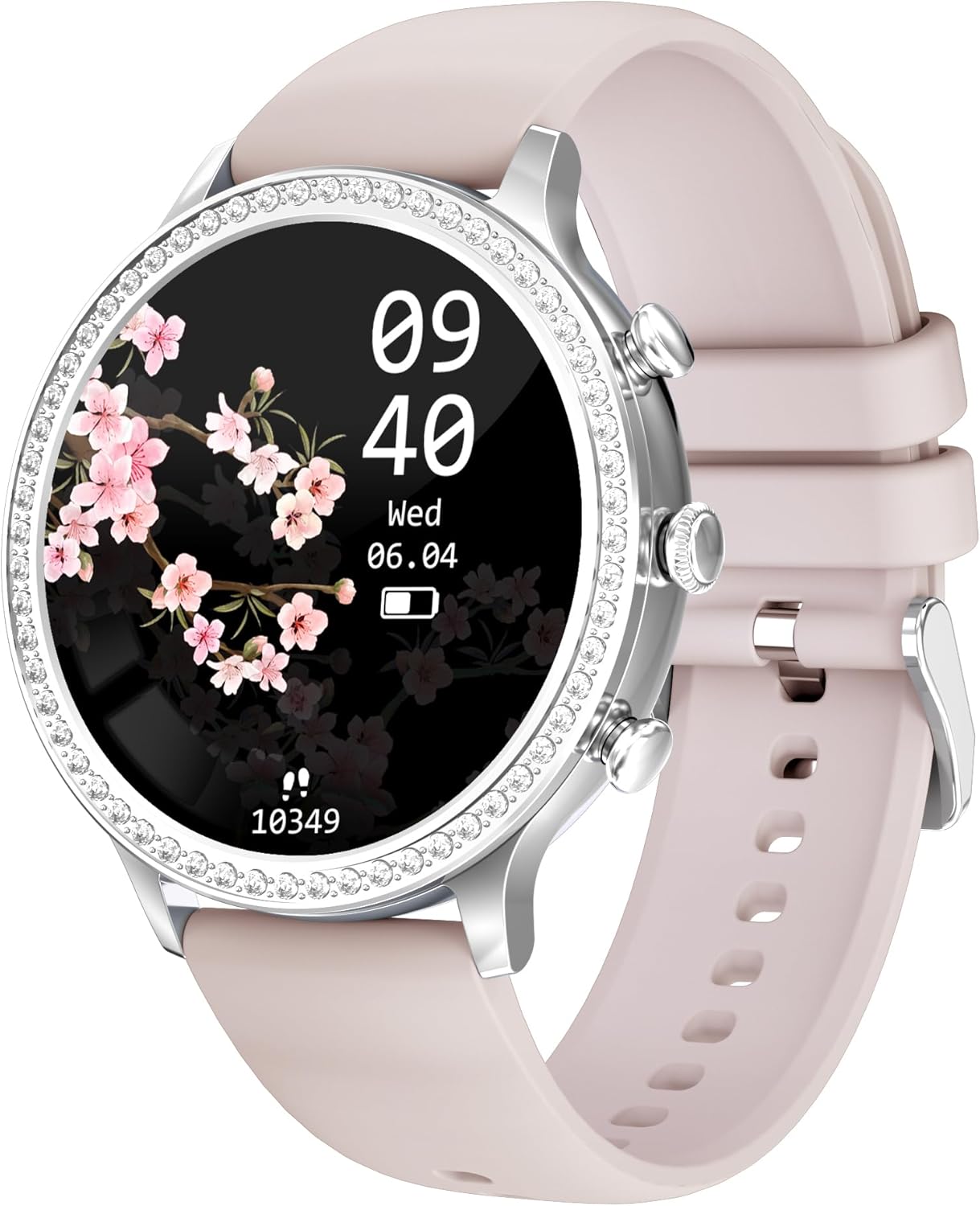 Reloj inteligente para mujer, para hacer o responder llamadas, salud femenina, frecuencia cardíaca, presión arterial, monitor de oxígeno en sangre,