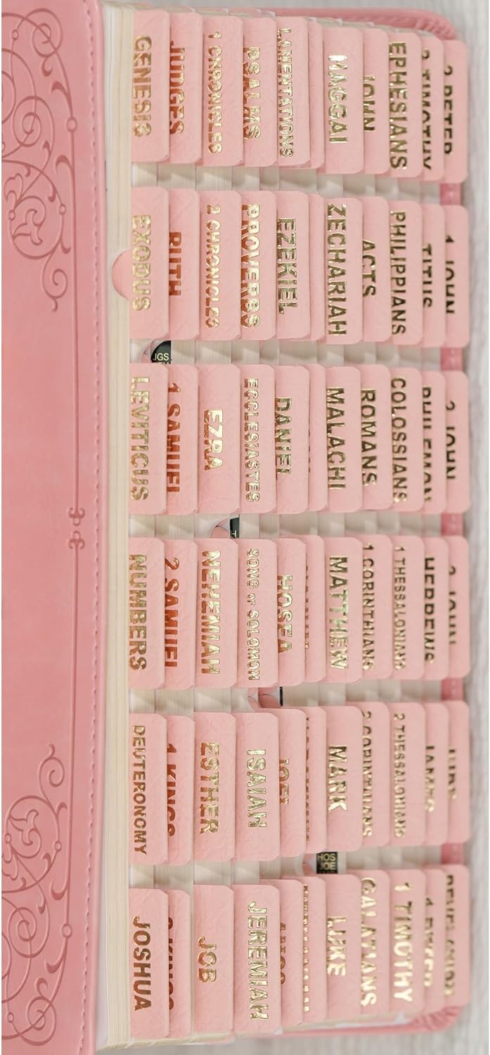 Pestañas de cuero para la Biblia, pestañas de la Biblia para mujeres, pestañas de la Biblia para Biblia de estudio, 80 pestañas de índice de la