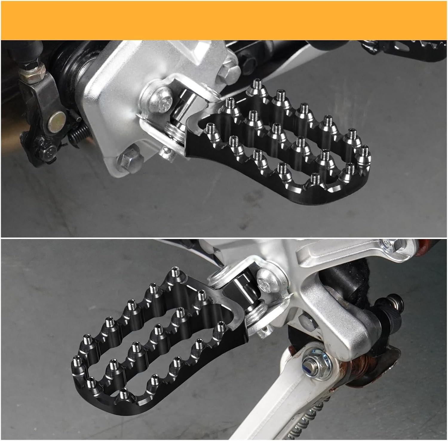 Compatible con Tenere 700 XTZ 700 XTZ700 2019-2023 Reposapiés forjado para motocicleta Tenere 700 Pedal Tenere 700 (Talla Pedal Extender Azul)