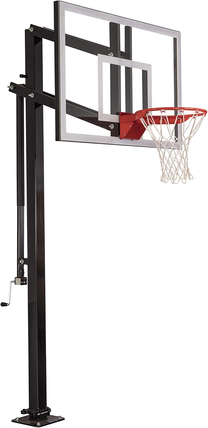 Goalsetter X660 Extreme Series – Sistema de baloncesto (60 pulgadas, acrílico), diseño de borde