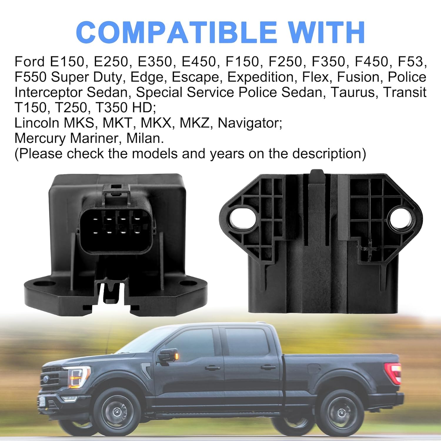 FPDM 601-225 Módulo de relé de bomba de combustible, compatible con Ford F150 E250 Flex Taurus Transit Edge Escape Expedition FusionLincolnMercury,