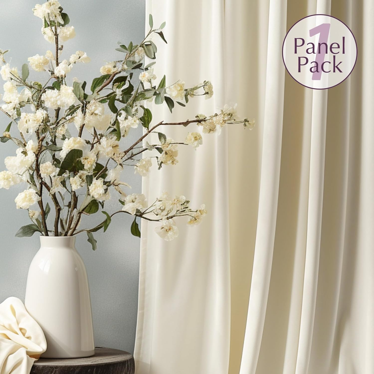 jinchan – Cortina elegante y suave de terciopelo que filtra la luz, para dormitorio y sala de estar, cortinas de privacidad a la moda, 84pulgadas de