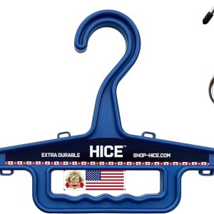 HICE Percha estándar resistente, capacidad de carga de 150 libras, resina duradera de alto impacto, para equipo pesado, trajes de neopreno, equipo HICE Percha estándar resistente, capacidad de carga de 150 libras, resina duradera de alto impacto, para equipo pesado, trajes de neopreno, equipo