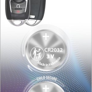 Paquete de 2 llaves remotas CR2032 2032 FOB OEM Battery se adapta a la carcasa Shell 2016-2021 para Buick Enclave Encore Envision Lacrosse Regal Paquete de 2 llaves remotas CR2032 2032 FOB OEM Battery se adapta a la carcasa Shell 2016-2021 para Buick Enclave Encore Envision Lacrosse Regal