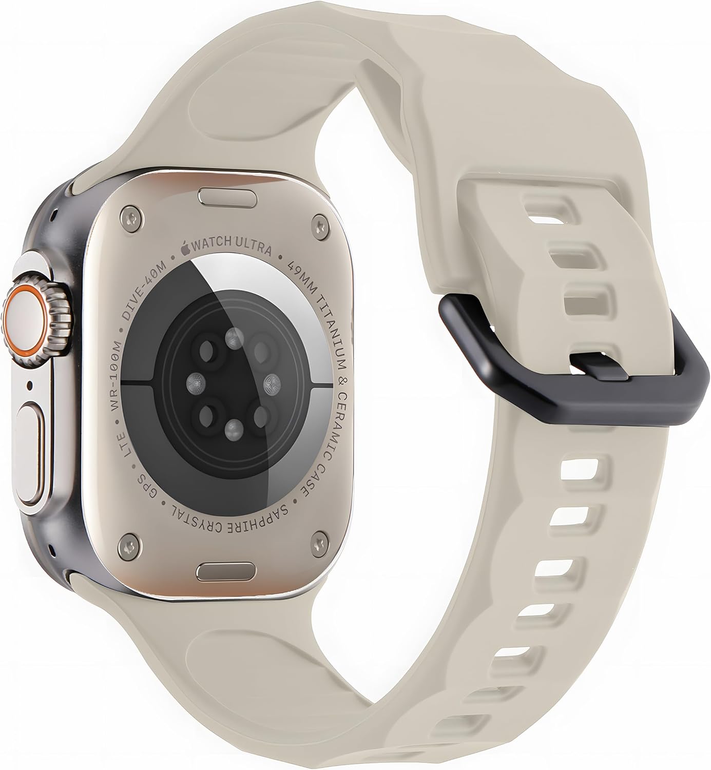 Correas compatibles con Apple Watch Band de 1.929 in, 1.772 in, 1.732 in, 1.654 in, para mujeres y hombres, correa deportiva impermeable para iWatch