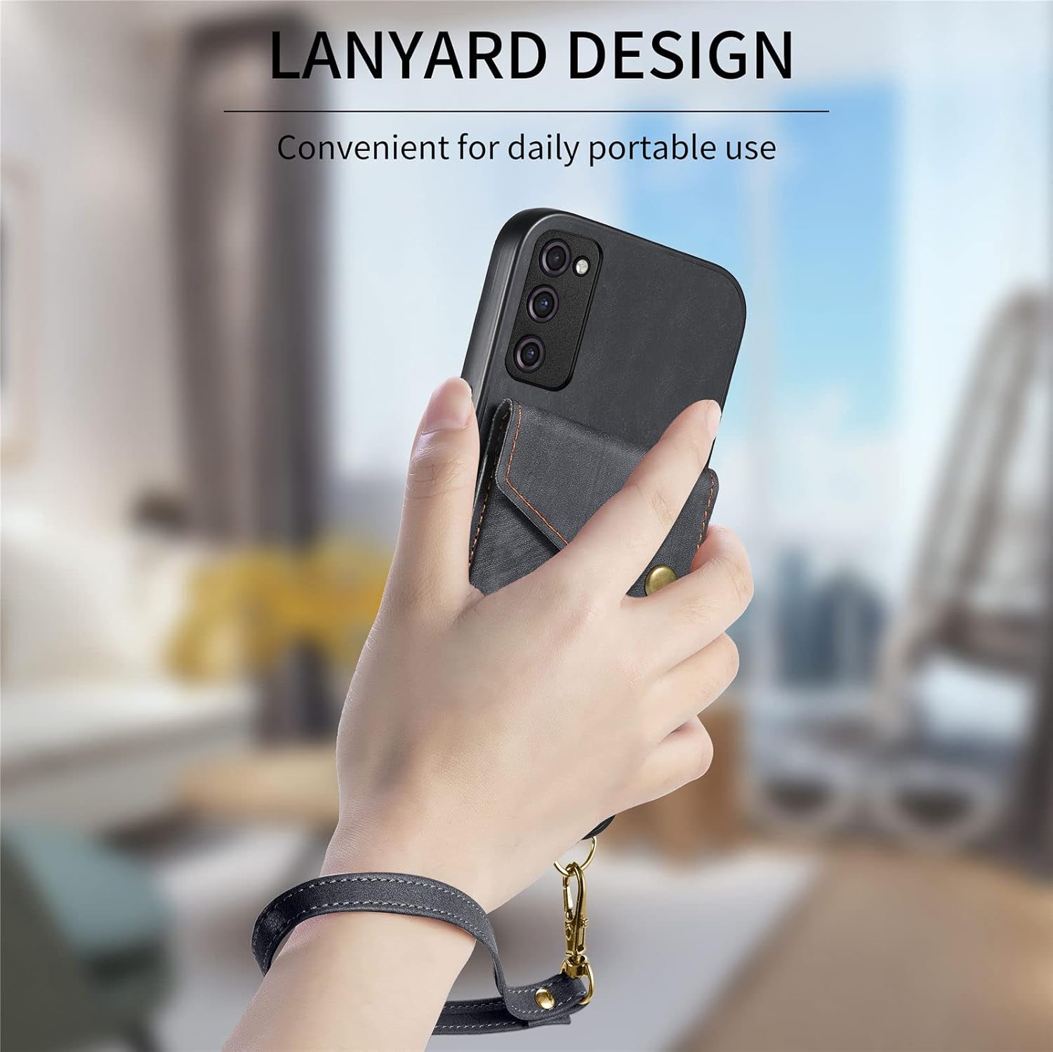 Asuwish Funda de teléfono para Samsung Galaxy S20 FE 5G 6.5 pulgadas Funda tipo cartera con protector de pantalla de vidrio templado y soporte para