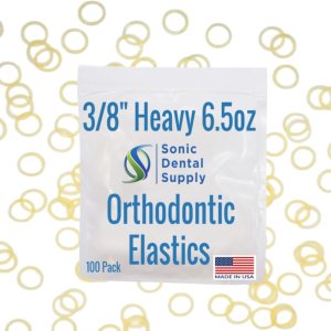 Bandas elásticas de ortodoncia de 38 pulgadas, paquete de 100 unidades, látex natural, bandas de goma pequeñas pesadas de 6.5 onzas, frenos, trenzas Bandas elásticas de ortodoncia de 38 pulgadas, paquete de 100 unidades, látex natural, bandas de goma pequeñas pesadas de 6.5 onzas, frenos, trenzas