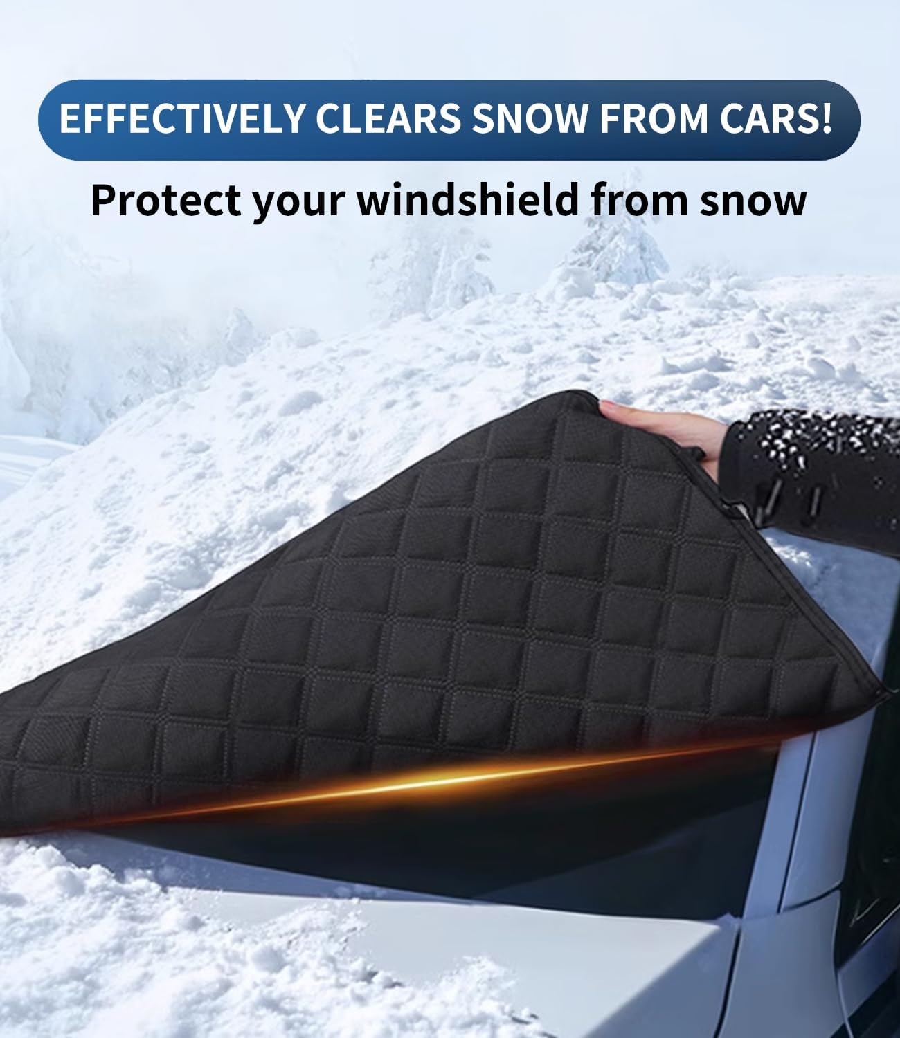 Ajuste personalizado para cubiertas de nieve para parabrisas BMW, 8 capas de protección resistente al viento, protección contra heladas, hielo, sol,