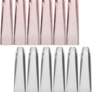 SEWACC Protector de punta de lápiz de plástico, 12 unidades, extensor de lápiz para escuela, tapas de bolígrafos, tapas de lápiz para suministros de SEWACC Protector de punta de lápiz de plástico, 12 unidades, extensor de lápiz para escuela, tapas de bolígrafos, tapas de lápiz para suministros de