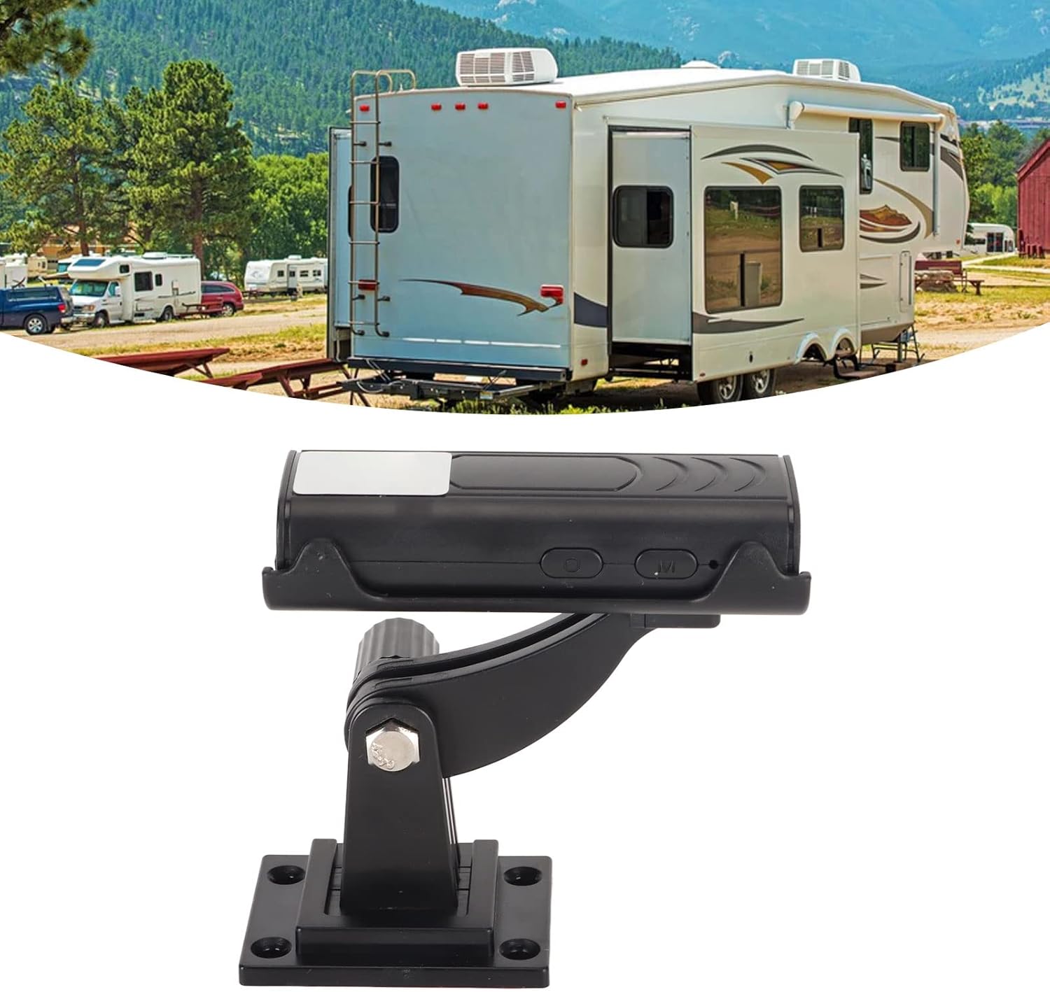 Cámara de guía de enganche inverso, cámara de respaldo inalámbrica impermeable, base adhesiva magnética para caravanas, camiones, remolques, sistema
