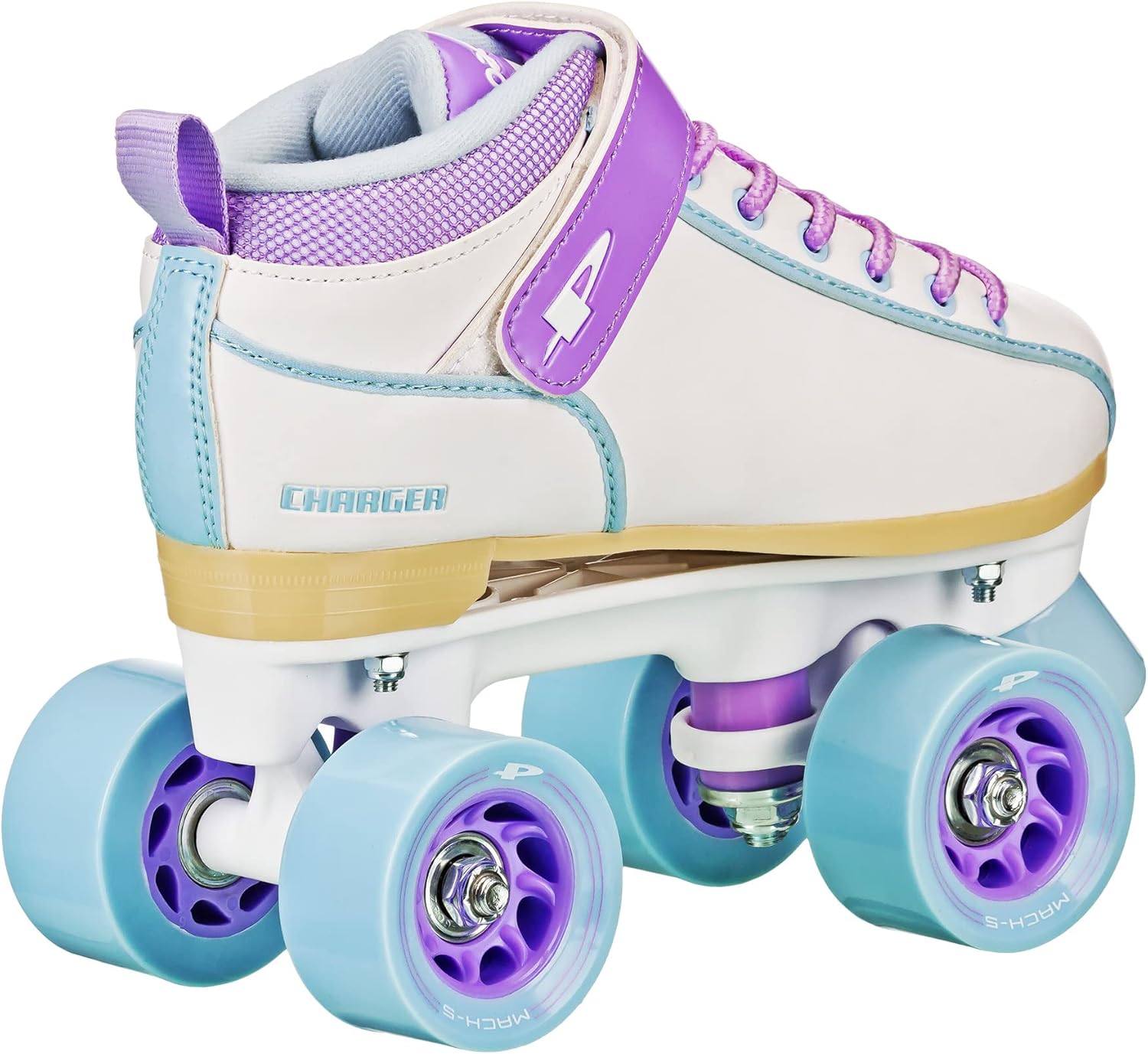 Pacer Charger Kids – Patines de ruedas cuádruple para interiores y exteriores