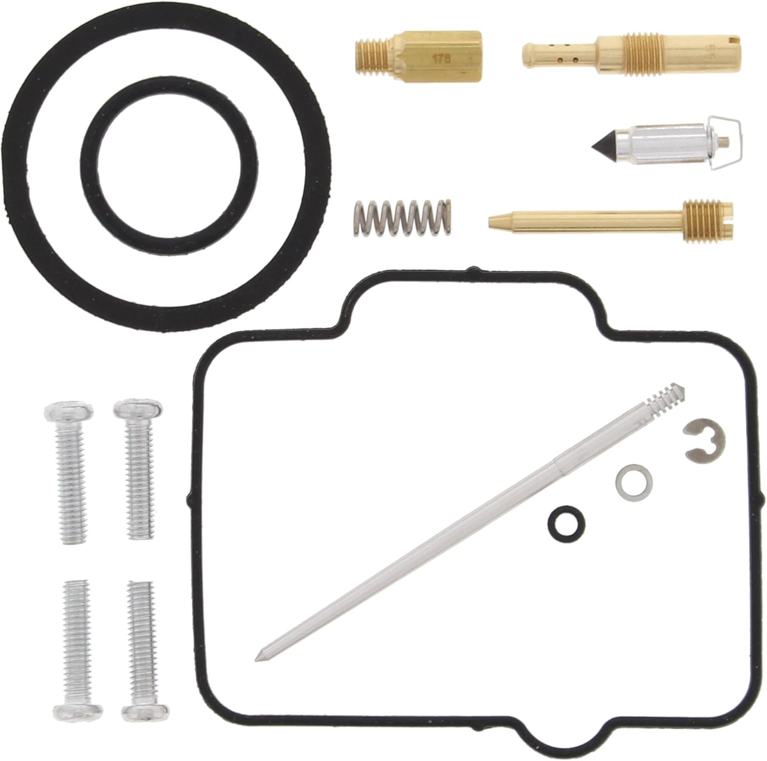 All Balls Racing Kit de Reconstrucción de Carburador 26-1186 Compatible ConReemplazo Para Honda CR125R 1999