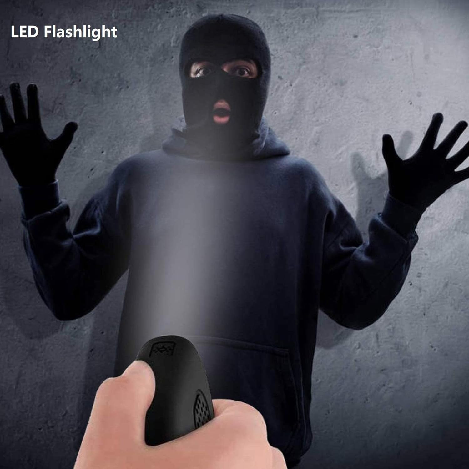 Kimfly Safesound – Canción de sirena de alarma personal, 1 unidad, llavero de alarma de autodefensa de 130 dB con linterna LED de emergencia,