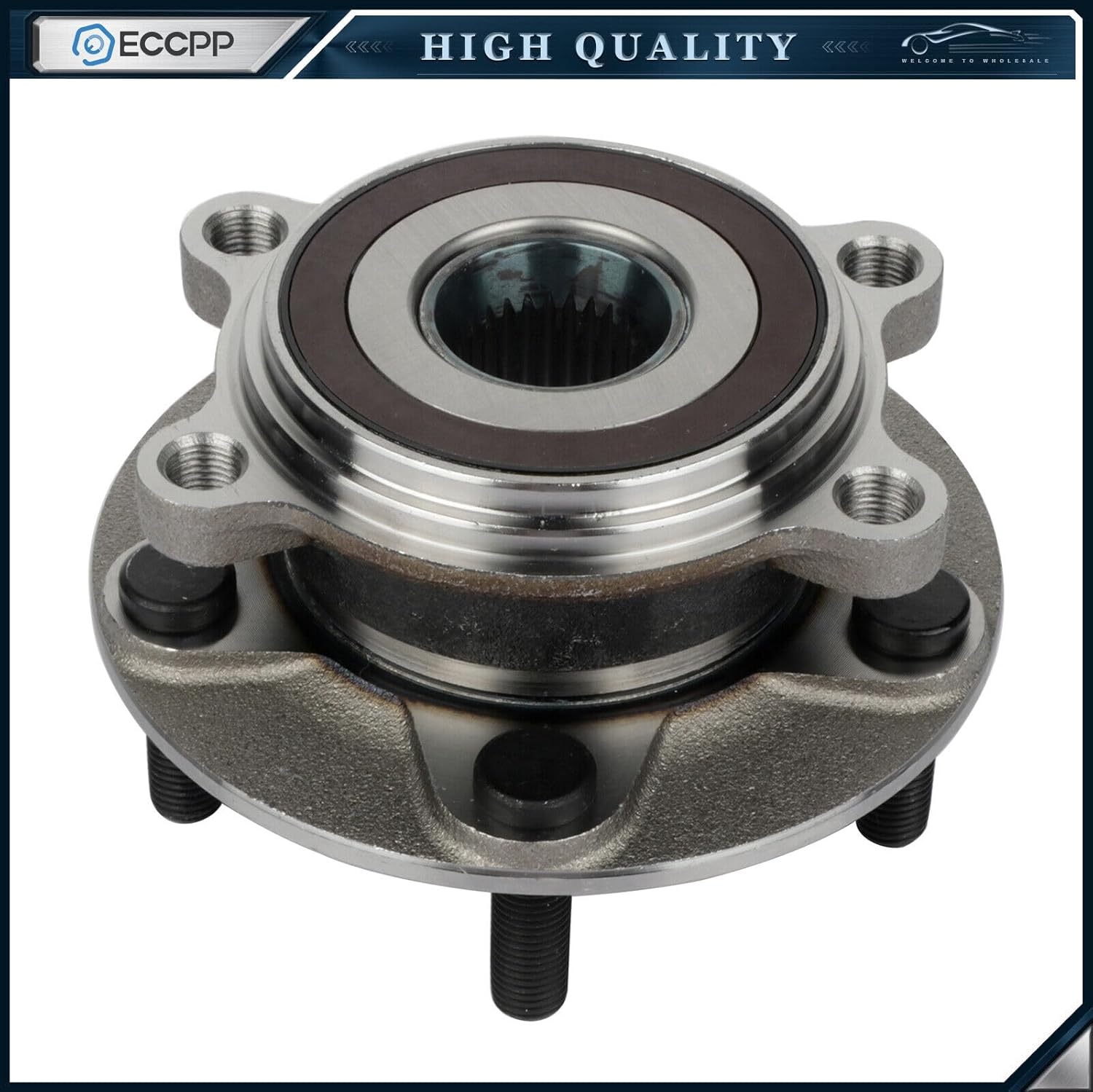 Replacement Parts for 1Pc Wheel Hub Bearing Assembly Front for Mazda 3 2014-2018 CX-3 2016-2020 5 Lug Mod-ZX1-8541