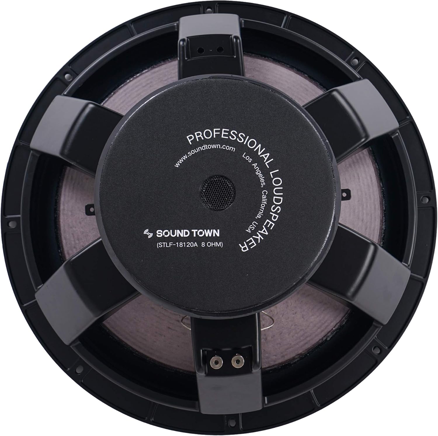 Sound Town Woofer de marco de aluminio fundido de 18 pulgadas y 500 W (controlador de baja frecuencia), woofer de repuesto para gabinetes de