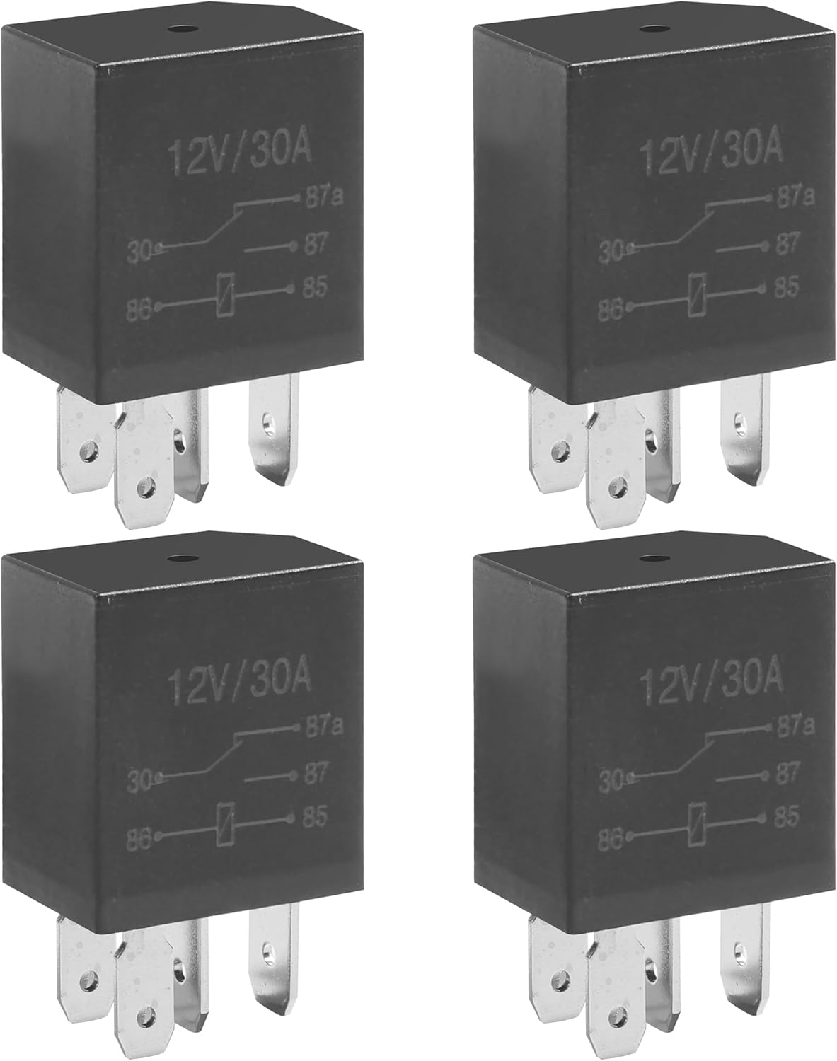 Relé para automóvil, interruptor de relé resistente para automóvil, relé automotriz multiusos, accesorios de repuesto automático, relé estándar
