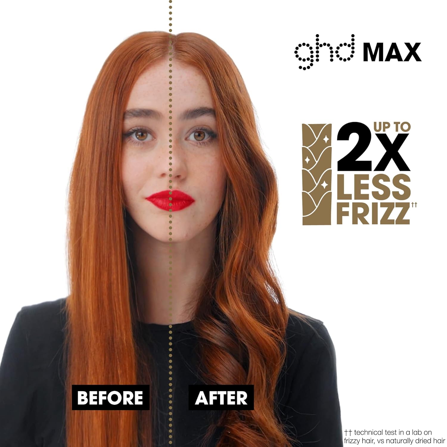 ghd Max Styler Essentials Duo – Plancha plana de 2 pulgadas de ancho para alisar el cabello (negro) con protector de cuerpo en aerosol de protección