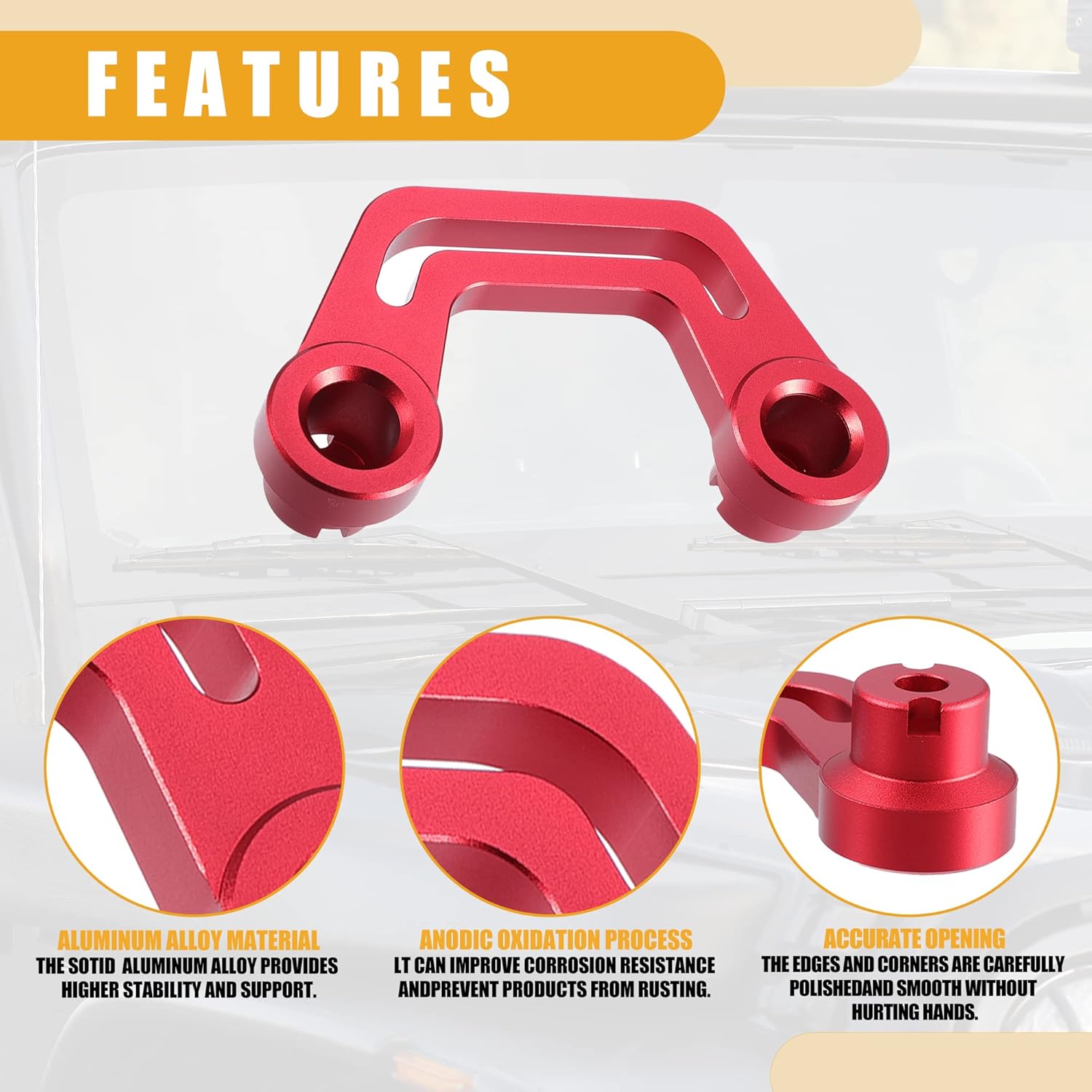 Soportes de montaje de luz de trabajo LED para parabrisas  Soporte de montaje de luz delantera de coche  para Jeep Gladiator JT 2020 2021 2022 metal