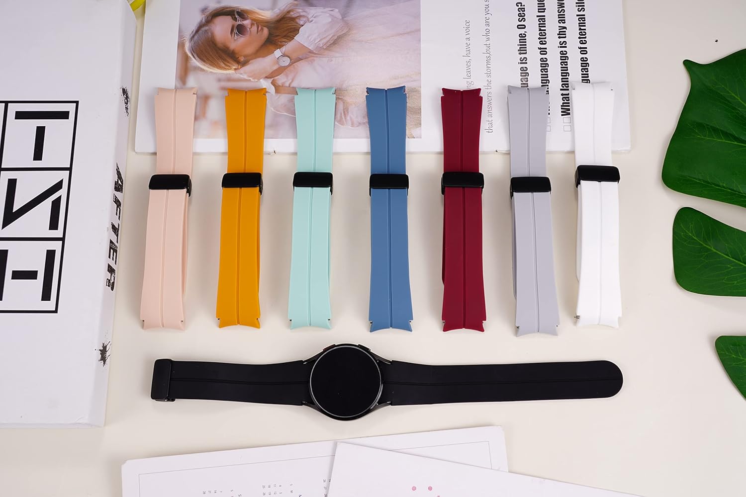 kitway Correas compatibles con Samsung Galaxy Watch 5 Pro Band de 1.772 pulgadasGalaxy Watch 56 correas de 1.575 pulgadas 1.732 pulgadas, Galaxy