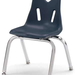 Berries Sillas apilables para niños, 14″ de altura, azul marino Berries Sillas apilables para niños, 14″ de altura, azul marino