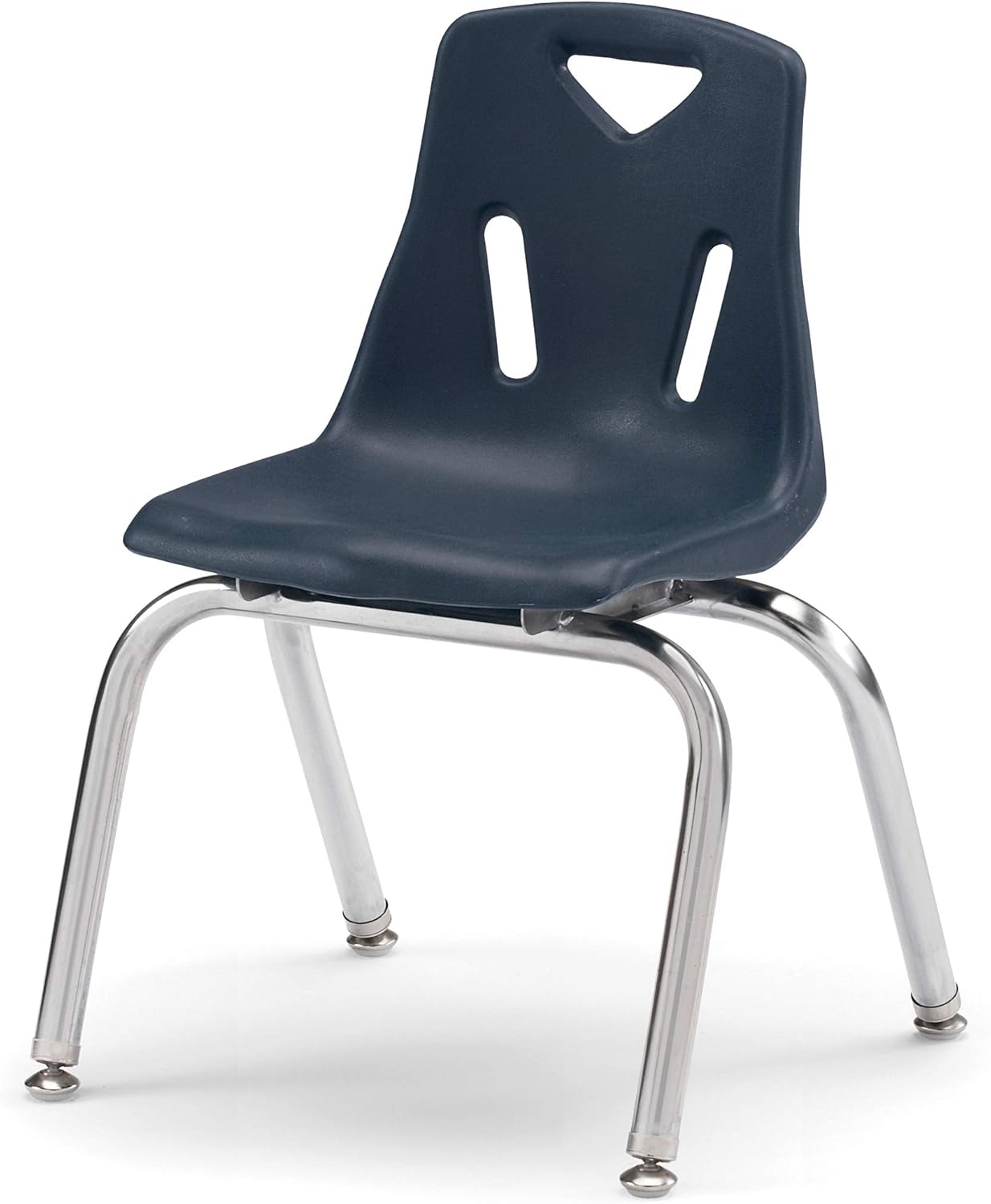 Berries Sillas apilables para niños, 14″ de altura, azul marino