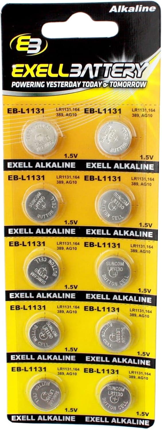 Kit de baterías esenciales de 51 piezas L626 L921 L1154 L754 L1131 y abridor de reloj