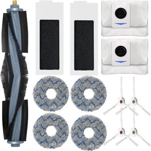 Deebot Serie T20 Accesorios de repuesto para ECOVACS T20 OmniMAXPRO Plus Robot Aspirador 1 Cepillo Principal 4 Cepillos Laterales 2 Filtros 4 Deebot Serie T20 Accesorios de repuesto para ECOVACS T20 OmniMAXPRO Plus Robot Aspirador 1 Cepillo Principal 4 Cepillos Laterales 2 Filtros 4
