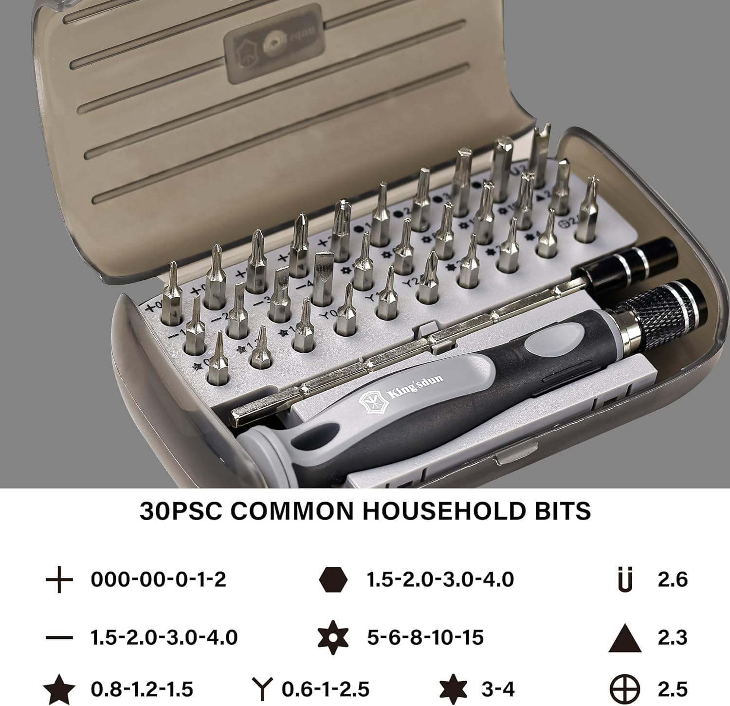 Juego de destornilladores de precisión pequeños 32 en 1, juego de destornilladores de 30 puntas, herramienta de reparación, juego de