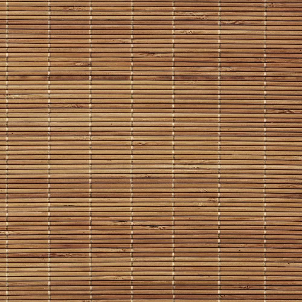 LANTIME Persianas de madera para ventana, persianas enrollables opacas de bambú, fácil instalación para el hogar y el jardín, patrón 6