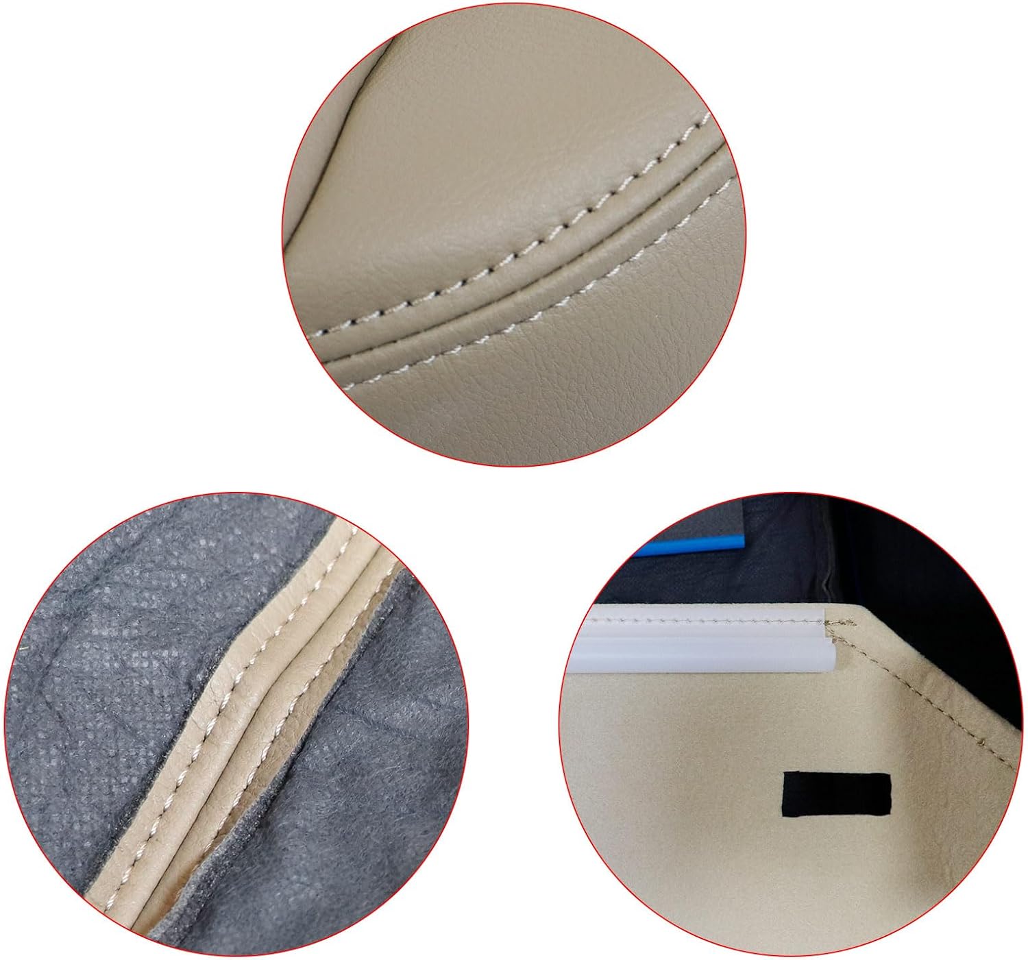 Fundas de asiento de repuesto para parte inferior y trasera de ambos lados, color marrón #333, de piel de microfibra, aptas para Chevy Silverado