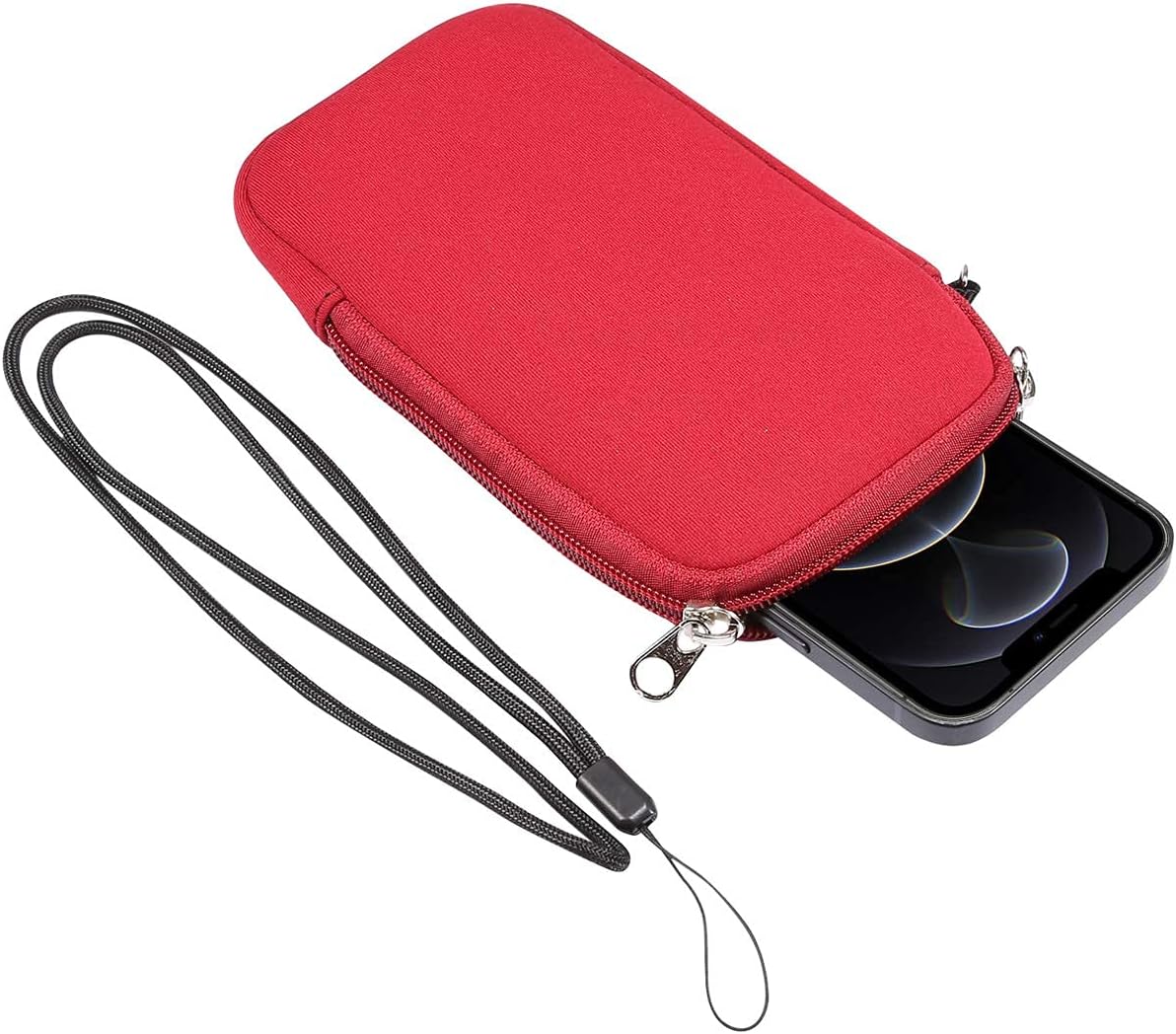 Funda de transporte de neopreno con cordón para el cuello para Samsung Galaxy Note 20 Ultra S22 S21 Ultra A32 5G A12 A13, Moto G Stylus 2022 G Power