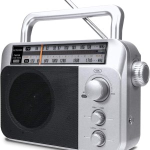 Retekess TR604 AM FM Radio portátil transistor radio analógica con conector de auriculares de 0.138in funciona con pilas de 3 pilas D o alimentación Retekess TR604 AM FM Radio portátil transistor radio analógica con conector de auriculares de 0.138in funciona con pilas de 3 pilas D o alimentación