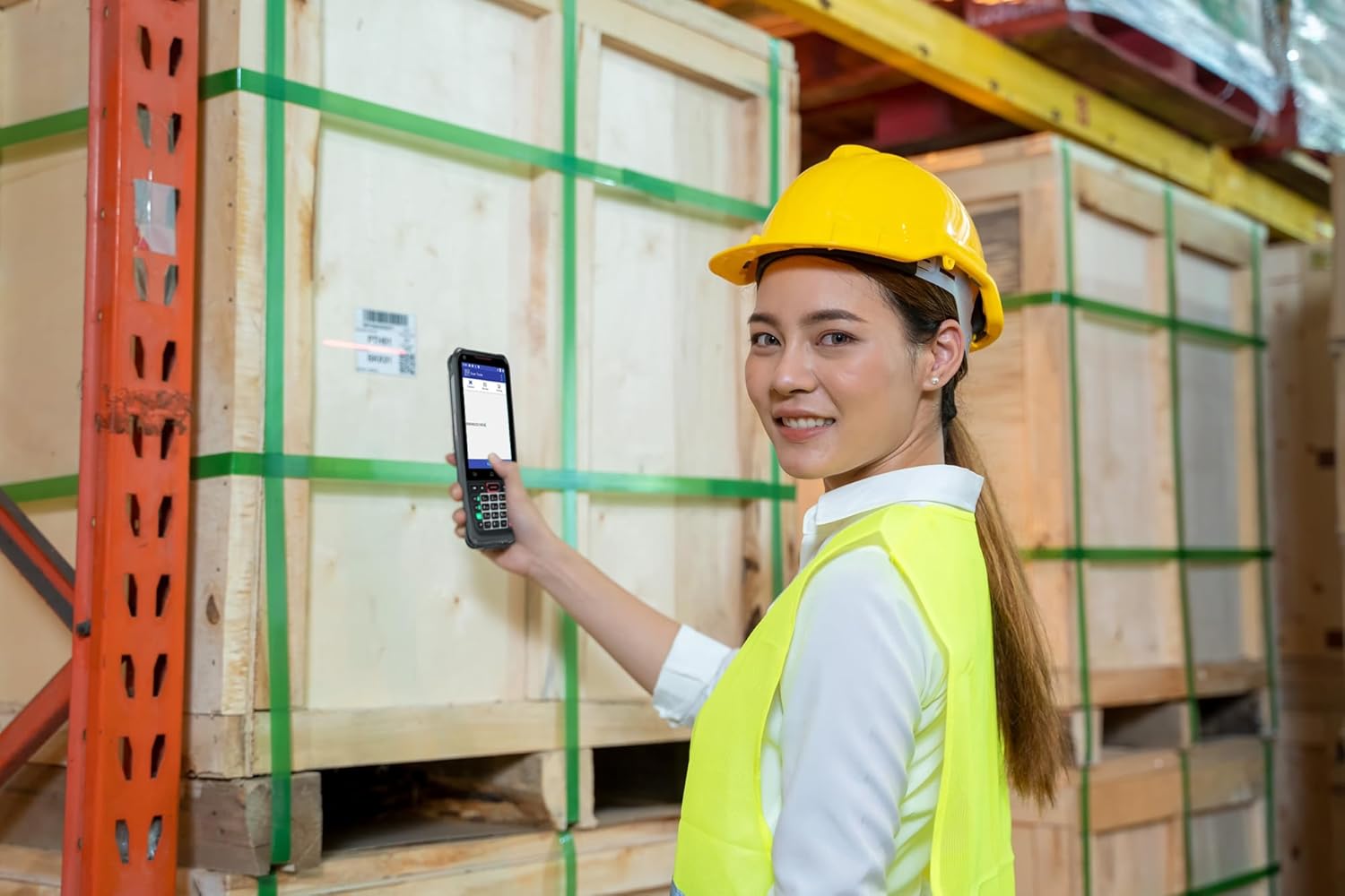 Nuevo escáner de código de barras Android actualizado, Bix 2D 1D resistente PDA Android, escáner QR de inventario de 4 pulgadas, computadora móvil