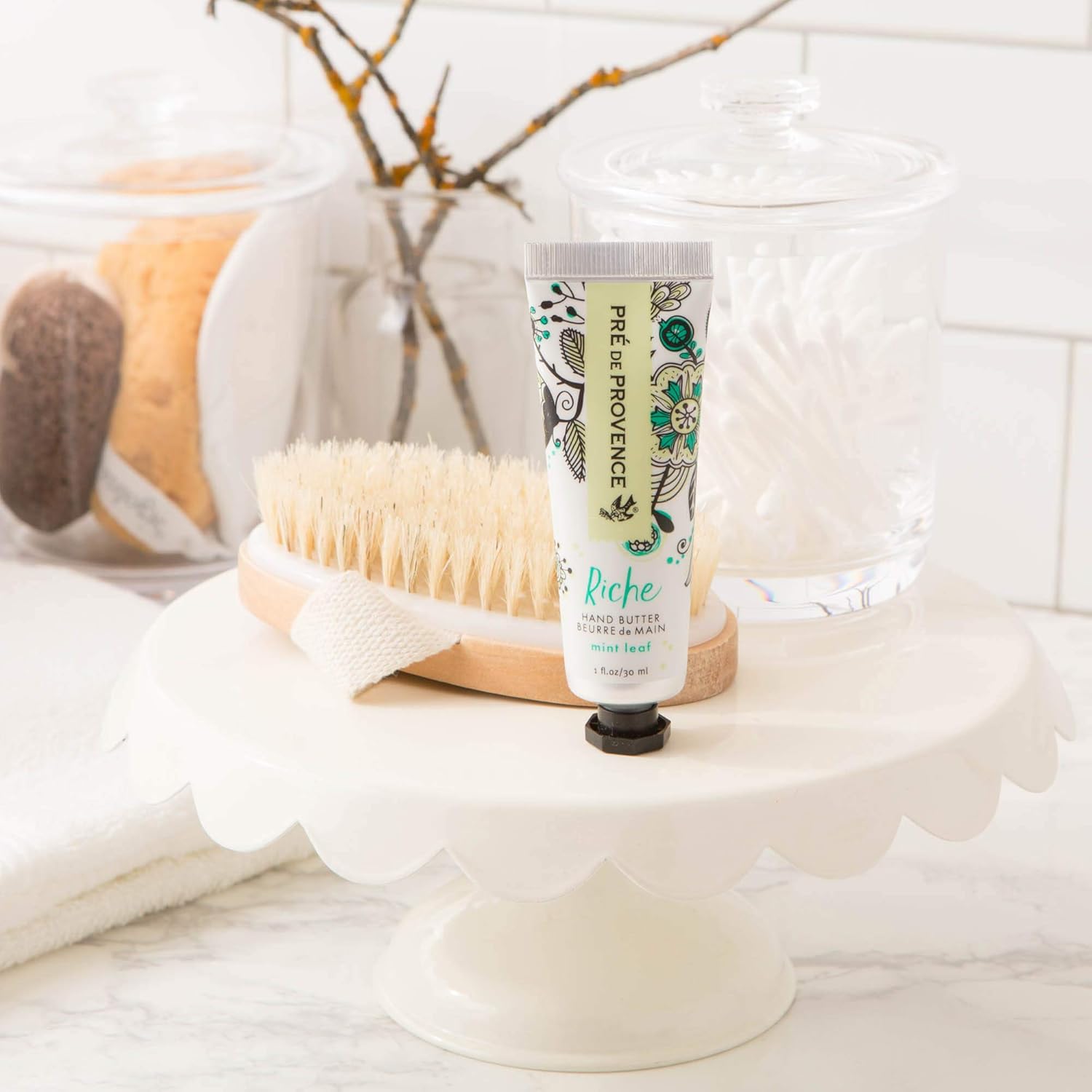 Pre de Provence Riche Collection – Mantequilla de manos, hoja de menta, 1 unidad (paquete de 1)