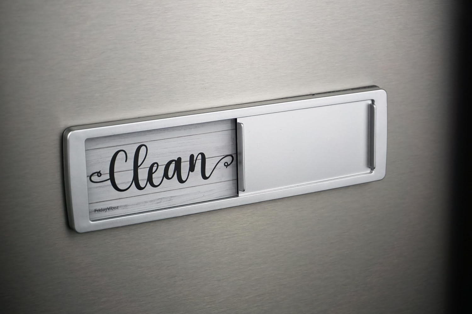 Imán para lavavajillas con texto en inglés “Clean Dirty”, imán de limpieza fuerte y sucia para lavavajillas, indicador universal para lavavajillas